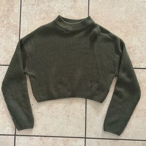 H&M Dark Olive Green Knit Sweater